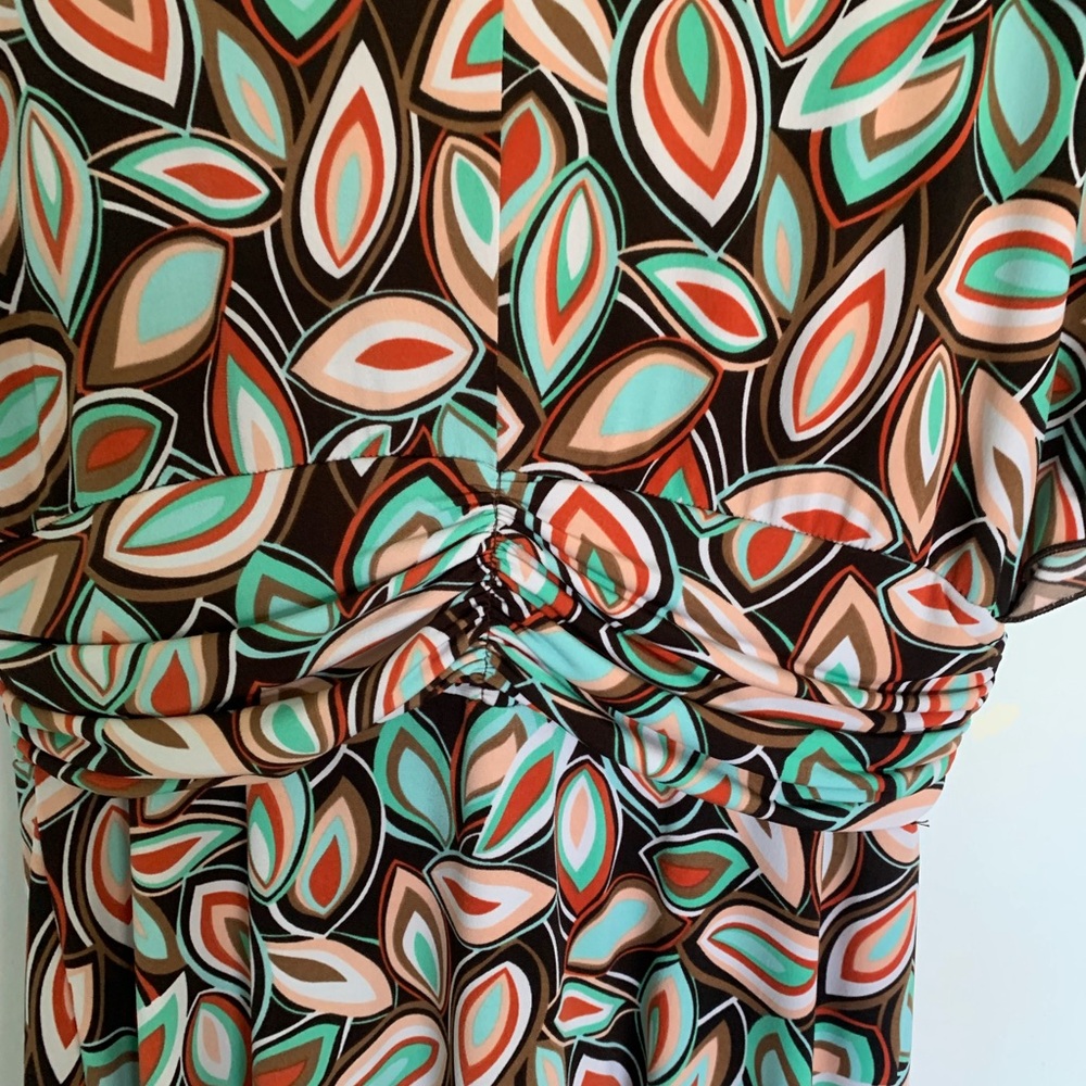 Fall Stylish Multicolor Patterned Dress - Picture 6 of 6